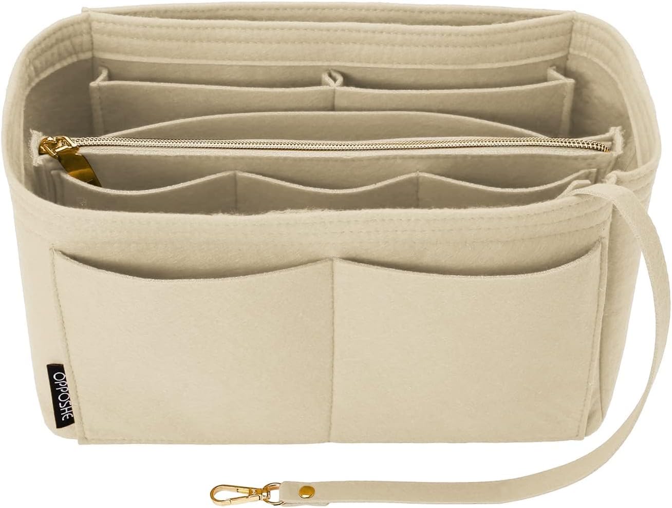 OPPOSHE Purse Organizer Insert for Handbags, Softened Felt Bag Insert Organizer for Tote, Handbag Organizer Compatible with LV, Coach, MK, Kate Spade, Goyard, Longchamp OPPOSHE Purse Organizer Insert for Handbags, Softened Felt Bag Insert Organizer for Tote, Handbag Organizer Compatible with LV, Coach, MK, Kate Spade, Goyard, Longchamp