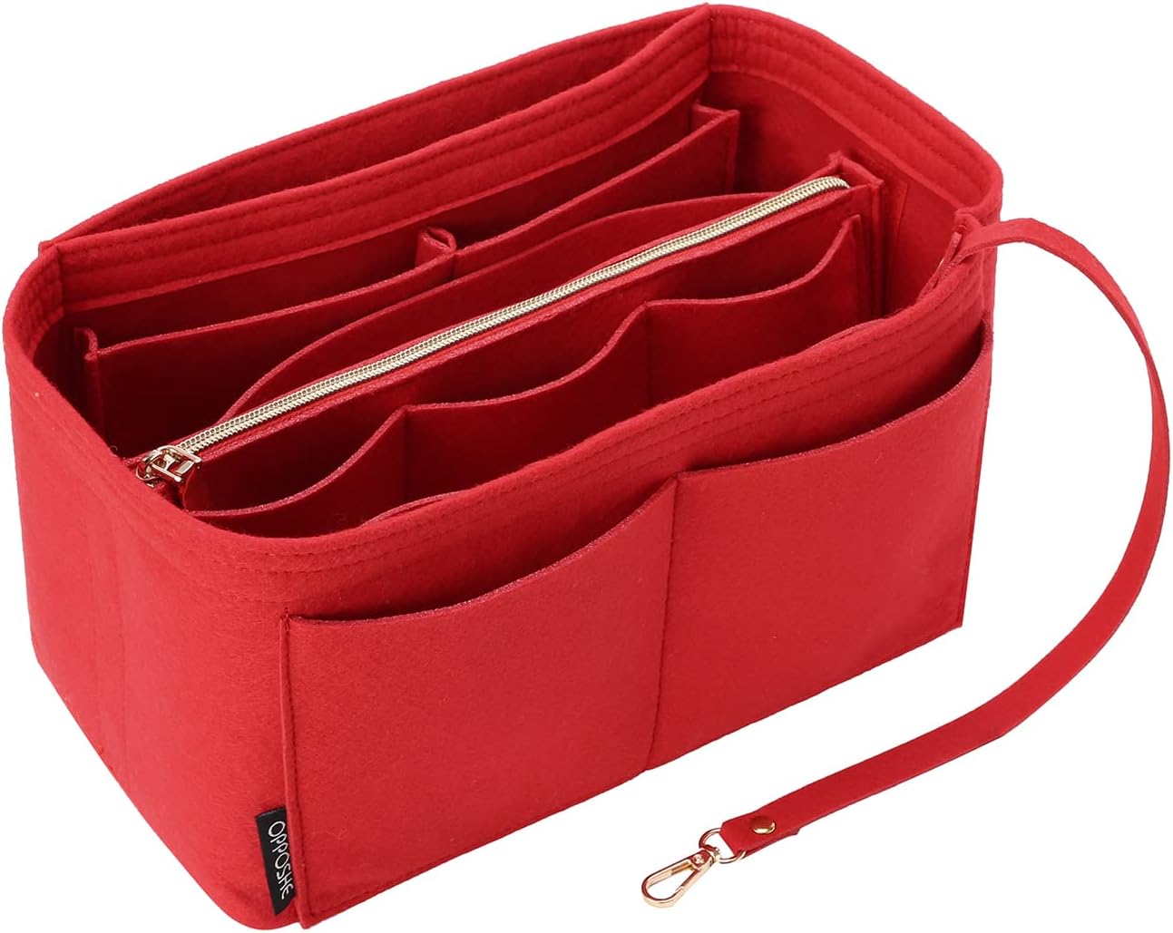 OPPOSHE Purse Organizer Insert for Handbags, Softened Felt Bag Insert Organizer for Tote, Handbag Organizer Compatible with LV, Coach, MK, Kate Spade, Goyard, Longchamp OPPOSHE Purse Organizer Insert for Handbags, Softened Felt Bag Insert Organizer for Tote, Handbag Organizer Compatible with LV, Coach, MK, Kate Spade, Goyard, Longchamp