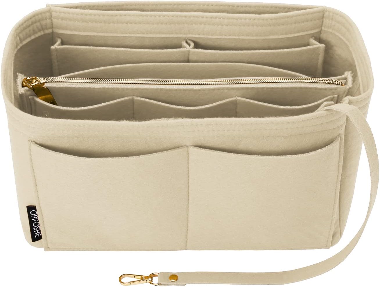 OPPOSHE Purse Organizer Insert for Handbags, Softened Felt Bag Insert Organizer for Tote, Handbag Organizer Compatible with LV, Coach, MK, Kate Spade, Goyard, Longchamp OPPOSHE Purse Organizer Insert for Handbags, Softened Felt Bag Insert Organizer for Tote, Handbag Organizer Compatible with LV, Coach, MK, Kate Spade, Goyard, Longchamp
