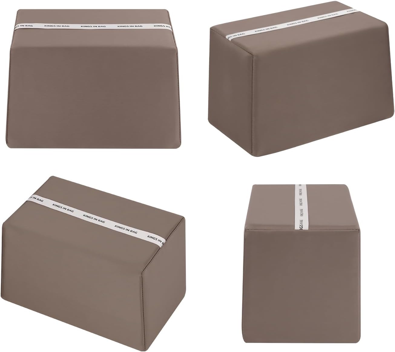 Purse Handbag Shaper Pillow Insert for Women Bags, Luxury Bag Lightweight Shaper with Silky Satins, Fits for Lindy19/26/30/34 Bags, Soft Memory Foam Inner(Etoupe grey, Lindy26)