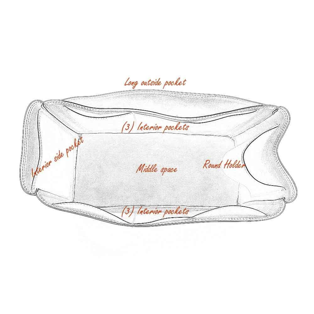 Vegan Leather Handbag Organizer in Tan Brown Color Compatible for the Designer Bag Keepall 55 Vegan Leather Handbag Organizer in Tan Brown Color Compatible for the Designer Bag Keepall 55