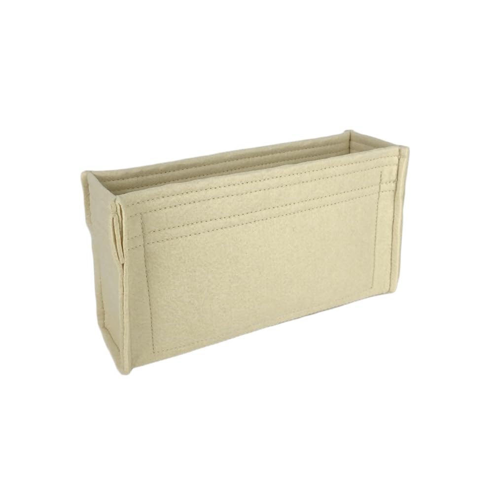 Zoomoni Bag Organizer for Chanel 2023 Hobo Handbag (AS4322) [Bag Length: 22.5cm|9″] Bag - Premium Felt Purse Handbag Insert Liner Shaper (Handmade) Soft Structure Support