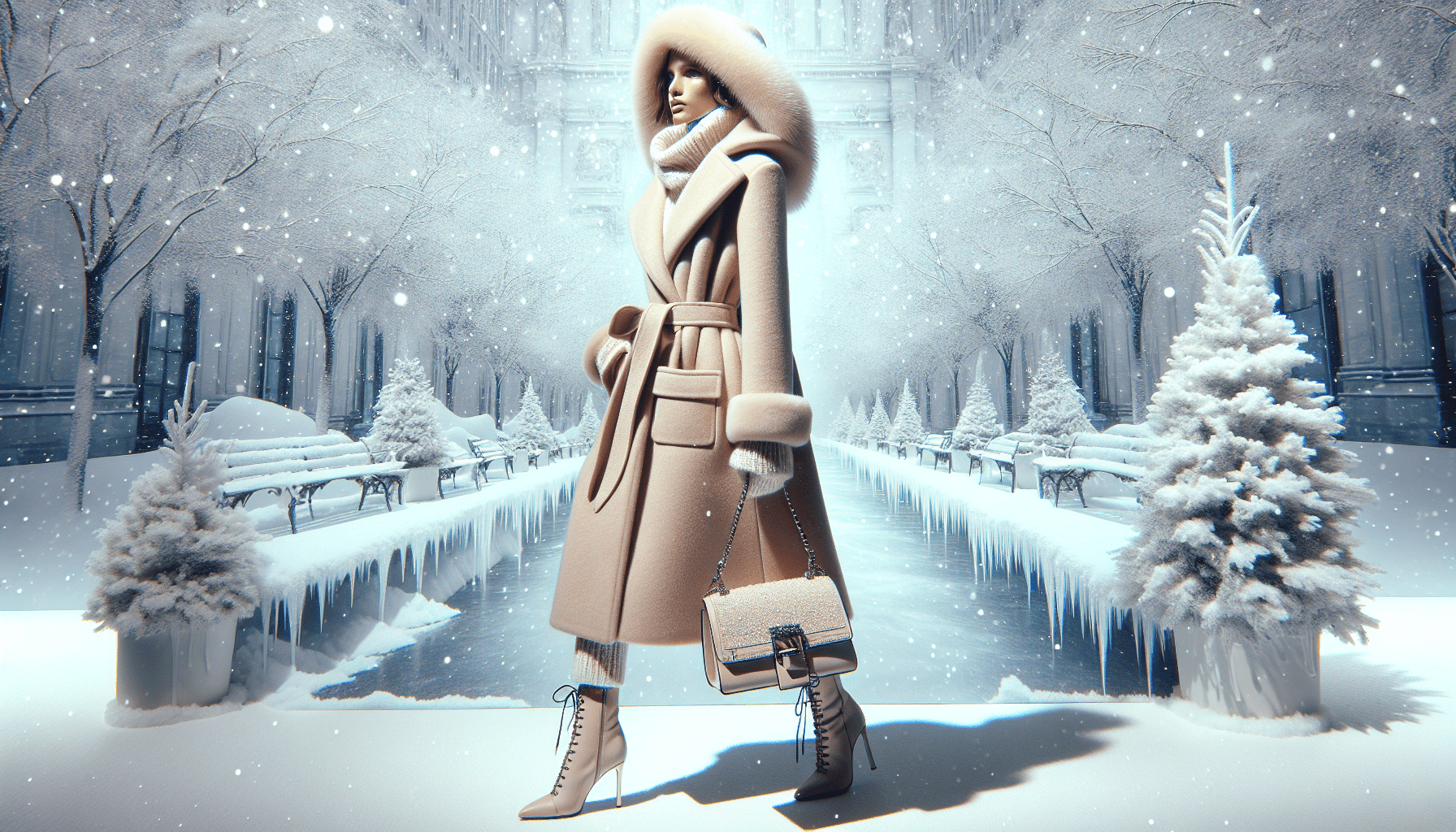 can you wear light colored purse in winter