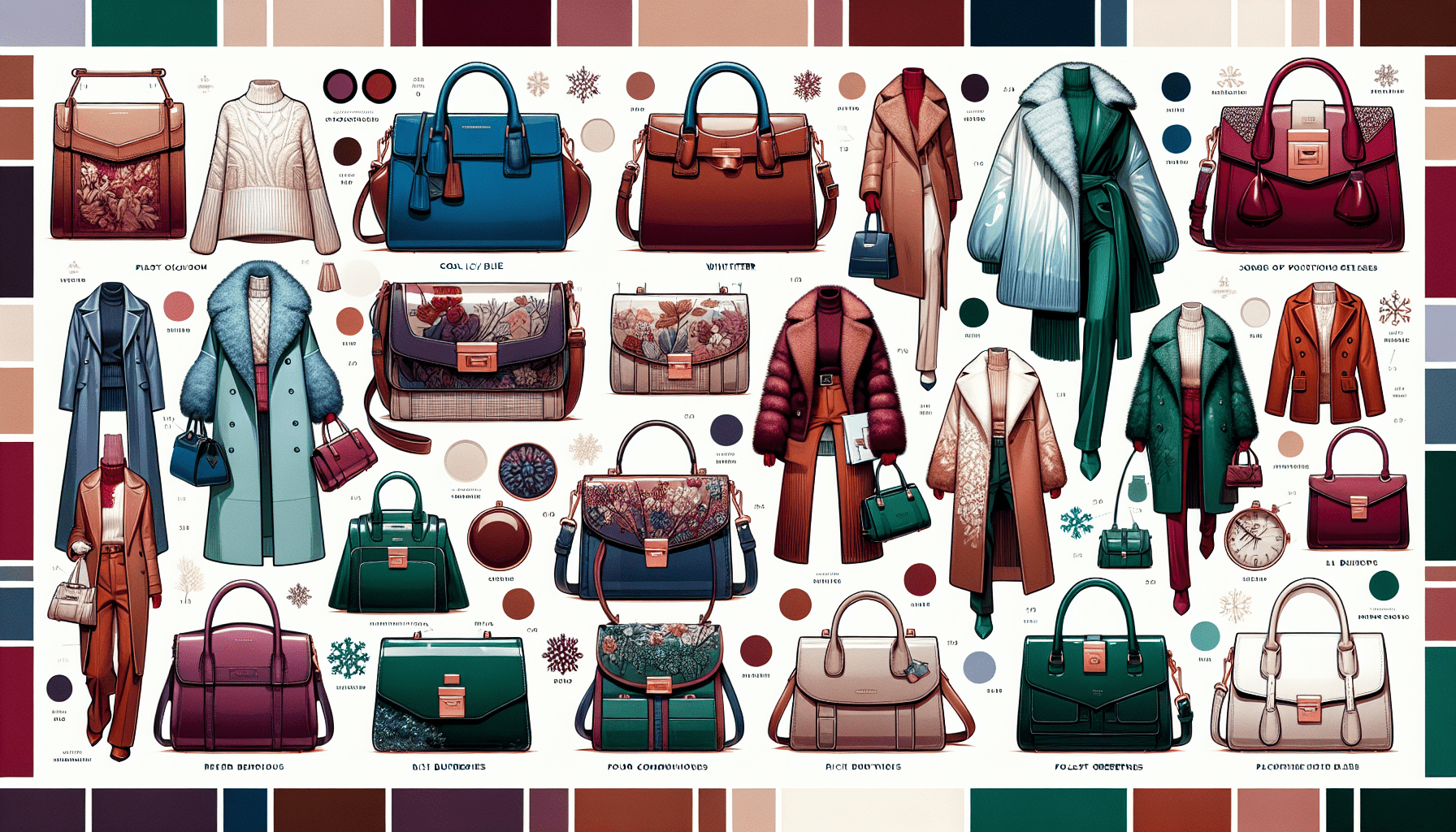 what are the winter colors for handbags